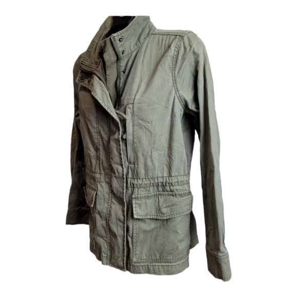 Madewell Passage Jacket surplus military-inspired field jacket khaki green coat - Picture 4 of 16